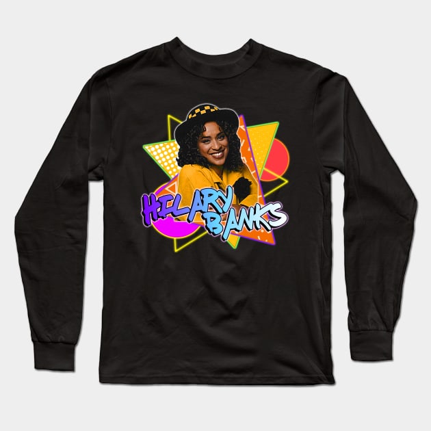 Hilary Banks // Fresh Prince Retro 90s FanArt Long Sleeve T-Shirt by darklordpug